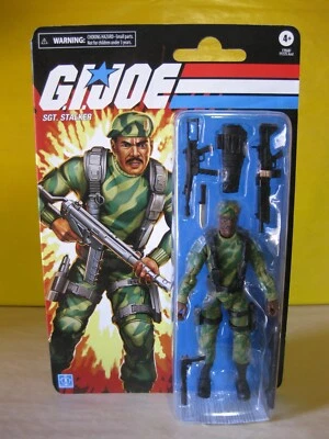 Hasbro GI Joe Classified Series 2024 6" Retro Sgt. Stalker nuevo en paquete Foto 1 de 3