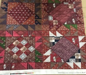 CROSSROADS TO TEXAS C. 1860 BY BETSY CHUTCHIAN FOR BLUE HILL FABRICS 23” x 44” - Picture 1 of 2