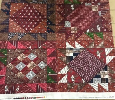 CROSSROADS TO TEXAS C. 1860 BY BETSY CHUTCHIAN FOR BLUE HILL FABRICS 23” x 44” - Image 1 of 2