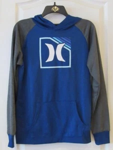 Hurley Graphic Logo Pullover Hoodie Royal Blue Boy's Sz XL (18/20) NWT MSRP$36 - Picture 1 of 2