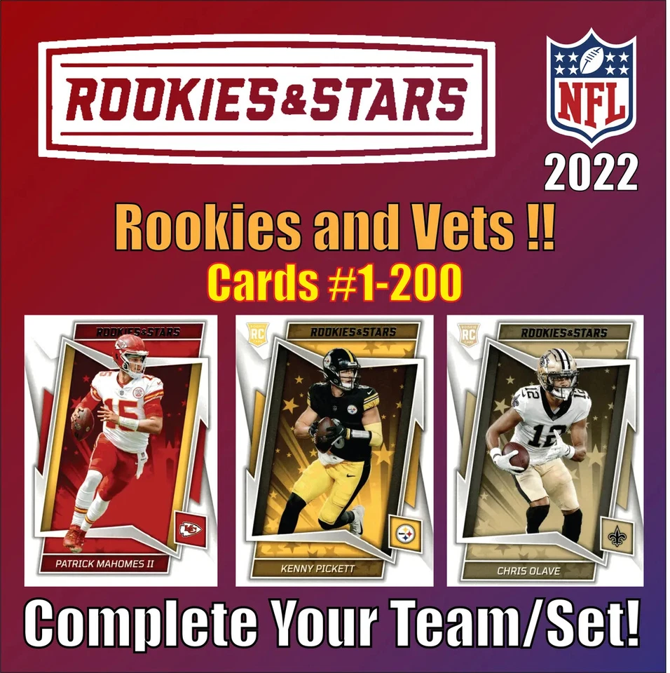 2022 Panini Rookies and Stars NFL (#1-200) Complete Your Team/Set! UPDATED 4/2 - Image 1 of 1