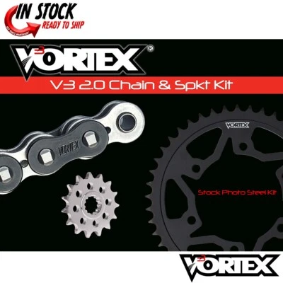川崎忍者 250 10-13 Vortex 520 链条和链轮套件 14-48 牙 CK4265 — 第 1/4 张图片