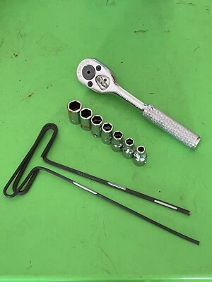 ATI ATSK3594 Hi-Lok Llave de trinquete Enchufe de avión Juego de 10 piezas Herramientas a presión Foto 1 de 4