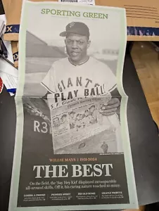 San Francisco Giants Chronicle Tribute Willie Mays Newspaper 6/20/24 Bundle 10 - Picture 1 of 4
