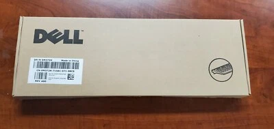 СОВЕРШЕННО НОВЫЙ!!!  Тихая тонкая черная USB-клавиатура Dell M372H KB1421 - Изображение 1 из 2