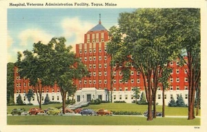 Postal Maine Togus Veteranos Hospital Ropa de cama sin publicar - Imagen 1 de 2
