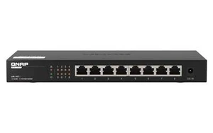 QNAP QSW-1108-8T network switch Unmanaged 2.5G Ethernet (100/1000/2500) Black - Picture 1 of 6