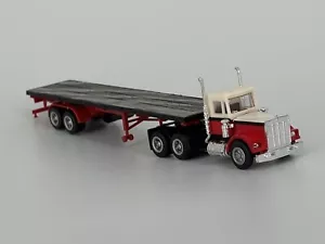 Herpa 6033 HO NEMF Tractor Trailer with Opened Box & Chrome Attachments - Picture 1 of 20