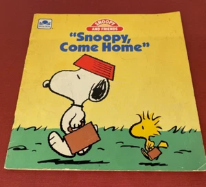 Vintage 1987 ☆ Snoopy & Friends ☆ Snoopy Come Home - Childrens Picture Book - Picture 1 of 4
