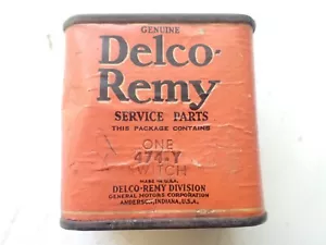 NOS 1932 1933 1934 1935 Chevrolet Oldsmobile Brake Light Switch Delco 474-Y - Picture 1 of 5