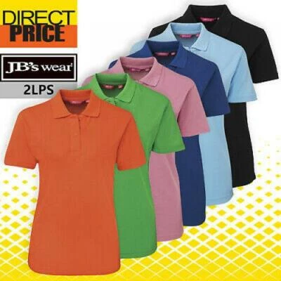 JB's Wear Ladies Polo casual sport plain colour 2LPS - image 1 of 4
