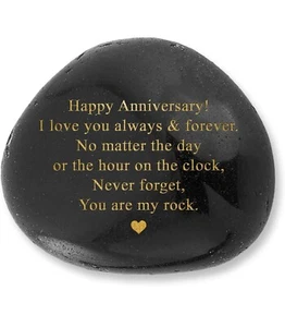 Happy Anniversary Rock - Heartwarming You are My Rock anniversario di matrimonio nuovo - Foto 1 di 4