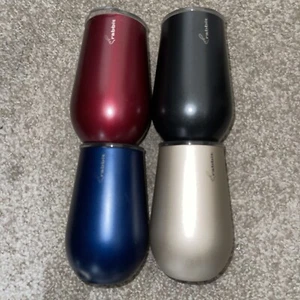 Kaninchen Doppelwand Edelstahl Weinbecher Set mit Deckel | je 12 Unzen | 4er Pack - Bild 1 von 5