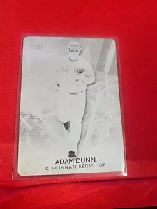 2006 Upper Deck Baseball Adam Dunn Black Printing Plate 1/1 🔥 #18 Reds - Picture 1 of 2