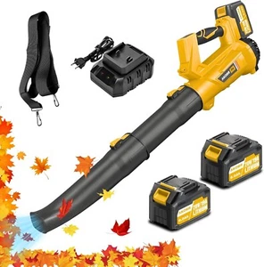 Soplador de Hojas Inalámbrico, Soplador Eléctrico 20V con 2 Baterías de 6.0Ah y 1 Hora Rápido - Imagen 1 de 5