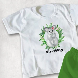 Koala Personalised Children's Kid's T-shirt Top, Wildlife, Koala lover - Picture 1 of 4