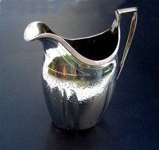 George III Sterling Silver Cream Jug 1798 Peter & Ann Bateman 150 grams