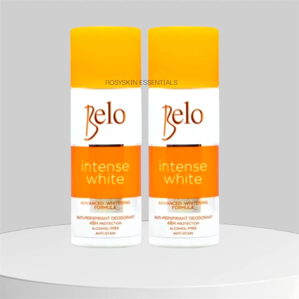 BELO ESSENTIALS Belo Intense White Deo Roll-On Advance Whitening Formula, 40ml (Pack Of 2)