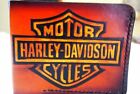 Men's Handmade Leather Wallet Harley-Davidson orange Unisex
