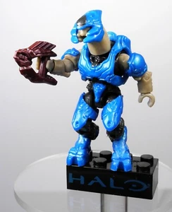 Mega Bloks Halo Metallic Series 3 Blue Elite Action Figure | SEALED IN BAG