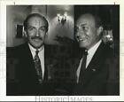 1992 Press Photo Air France President Christian Escudie with Bernard Guillet