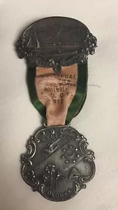 1915 Assembly IOOF Rebekah Degree Lodge Pin Ribbon~Bay City, Michigan~ FR12 - Picture 1 of 11