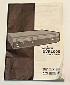 Cinevision DVR1000 DVD VCR Original Bedienungsanleitung - Bild 1 von 5