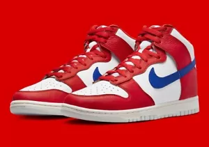 Nike Dunk High Retro ‘USA 4th July’ Mens Trainers Uk Size 10 EUR 45 DX2661 100 - Picture 1 of 7