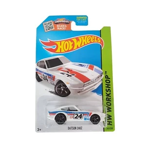 Hot Wheels 2015 HW Workshop Datsun 240Z 243/250 White Red Blue  - Picture 1 of 3