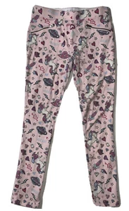 Preowned- The Childrens Place Graphic Leggings Girls (Size 12) - Picture 1 of 6