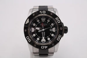 Invicta Sea Base 20186 GMT Men's Watch 52mm Black Dial 200M Stainless Steel - Picture 1 of 7