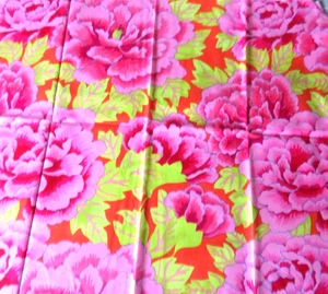 KAFFE FASSETT KIMONO ORANGE BRIGHT GP33     1/2 yard        original issue - Picture 1 of 5