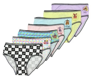 Five Nights at Freddy's Girls' 7 Pack Brief Style Panties (Size 12) - Picture 1 of 5