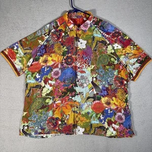 Robert Graham Limited Edition Shirt Men’s Size 3XL Landscapes Floral Linen - Picture 1 of 22