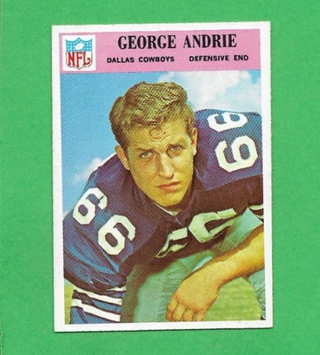 1966 PHILADELPHIA #54 GEORGE ANDRIE RC COWBOYS NM-MINT - Image 1 of 2
