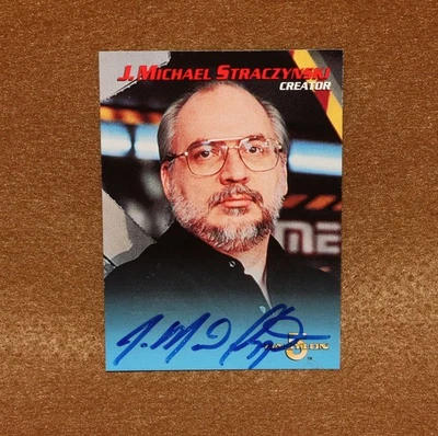 Babylon 5 1996 J Michael Straczynski Autograph Trading Card 1 of 900 - Image 1 of 3