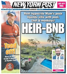 NEW YORK POST ZEITUNG ERBE-BNB NEW JAX CITY 28.09.25 - Bild 1 von 2