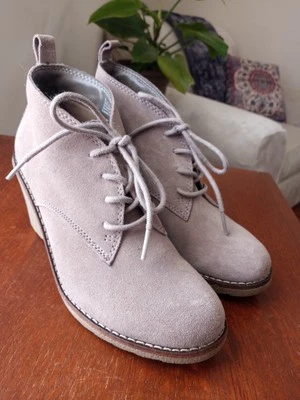 Sonoma Tan Leather Suede Wedge Heels Size 8M - Image 1 of 4