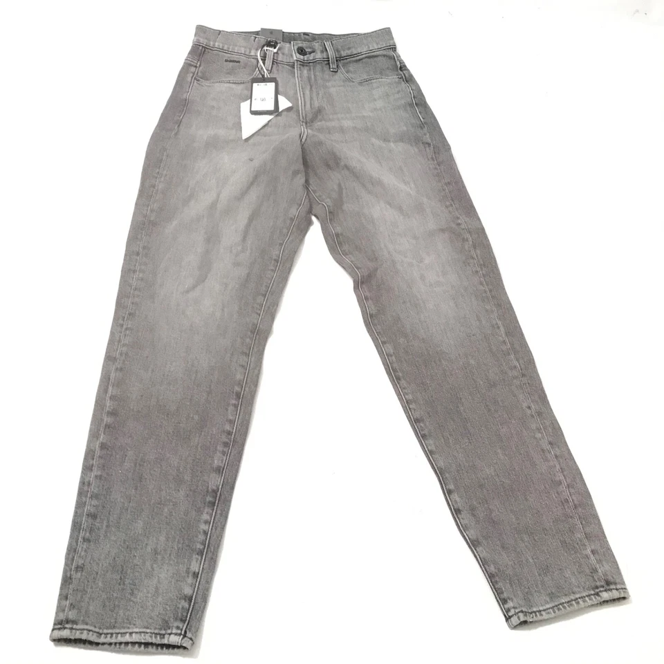 G-Star RAW Women's Size 26/30 Janeh Ultra High Mom Ankle Jeans Faded Carbon