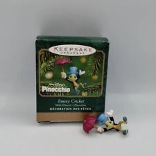 Hallmark Disney Pinocchio Jiminy Cricket Miniature Christmas Ornament 2001