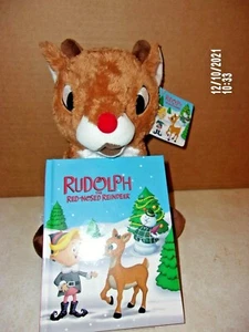NEU "KOHLS CARES: RUDOLPH DAS RENTIER MIT DER ROTEN NASE PLÜSCH 10" & BUCH " - Bild 1 von 5