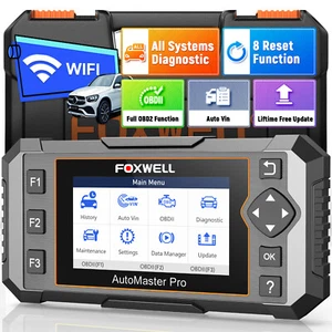 FOXWELL NT624 Elite Car All System OBD2 Scanner Diagnostic Tool ABS SRS Oil EPB - Picture 1 of 9