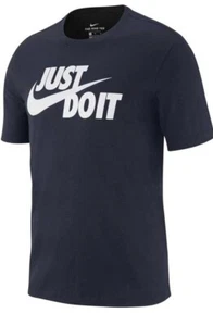 Nike Men’s Just Do It Tee Obsidian/White Size M - Picture 1 of 2
