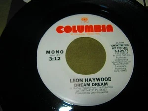 Leon Haywood - Dream Dream - Mono Stereo Promo 45 RPM - NM Vinyl - Sweet Soul - Picture 1 of 2