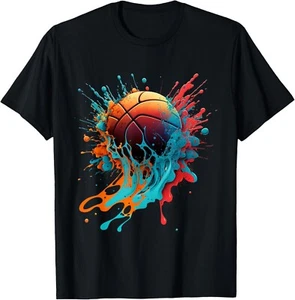 Basketball Splash Baller Basketball Player Team Player T-Shirt - Picture 1 of 3