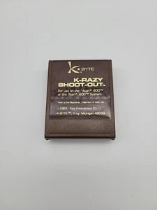 K-razy Shoot-out - Atari 400 800 XL - solo cartuccia - K-Byte, 1981 - Foto 1 di 4