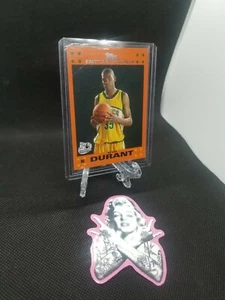 2007-08 Topps Kevin Durant Orange Border Rookie Card RC #112 Thunder Nets - Bild 1 von 2