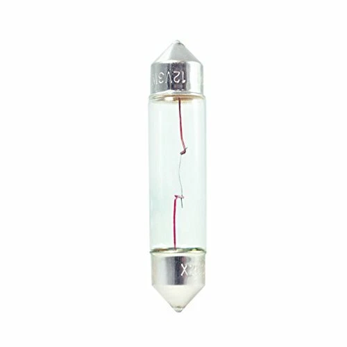 10 Pack 5 Watt T3 1/4 Festoon Base 12 Volt 5000 hour Clear Xenon Lightbulb - Image 1 of 1