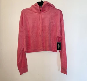 Juicy Couture Black Label (NWT) Juniors (Size: S) Cropped Terry Hooded Pullover - Picture 1 of 12
