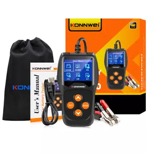 KONNWEI KW600 Tester batteria auto 12V 100-2000CCA 12 Volt batteria test tools - Foto 1 di 11